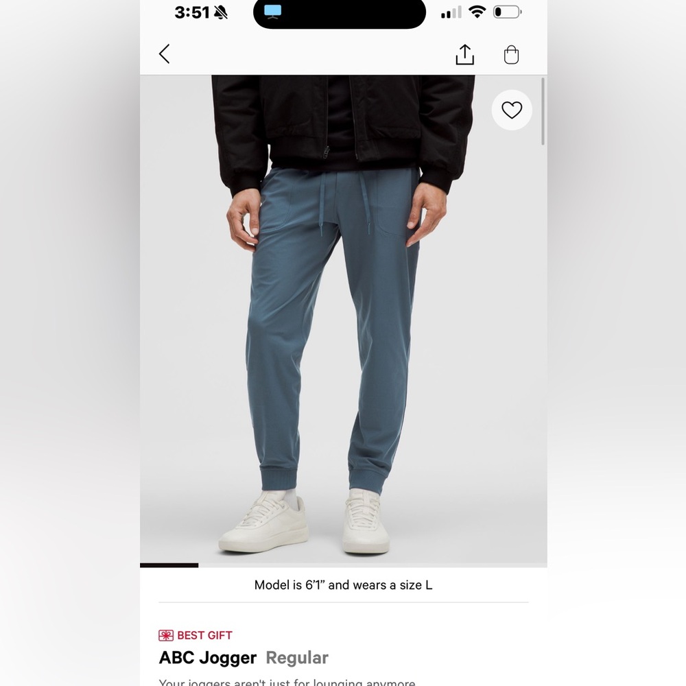 lululemon athletica Men's Blue Joggers